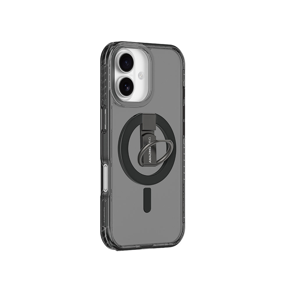 Amazingthing Titan Pro Serisi iPhone 17 M-safe Şarj Özellikli Yüzük Standlı Kılıf Amazingthing Titan Pro Serisi iPhone 17 M-safe Şarj Özellikli Yüzük Standlı Kılıf